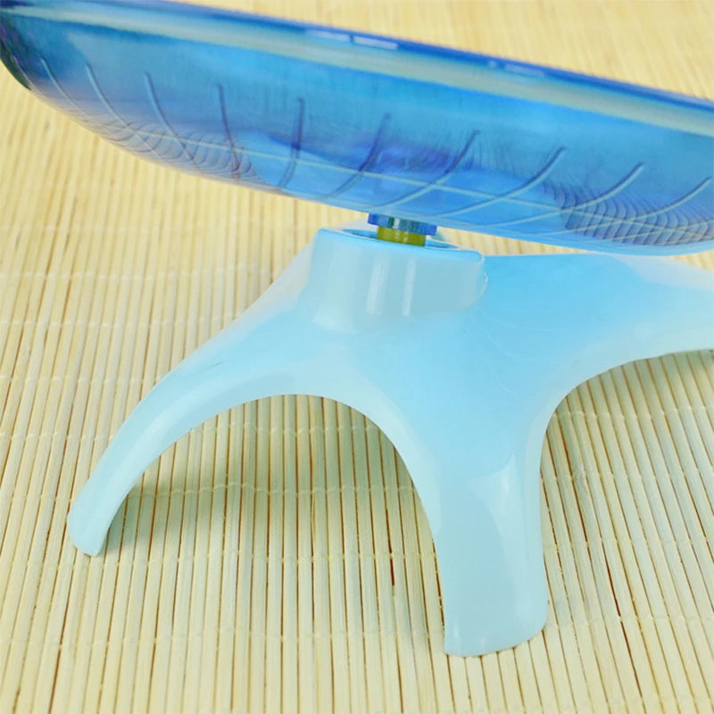 Pet Hamster Running Wheel Mute Flying Saucer Steel Axle Wheel Hedgehog Rat Running Disc Toys Small Animal Hamster Accessories