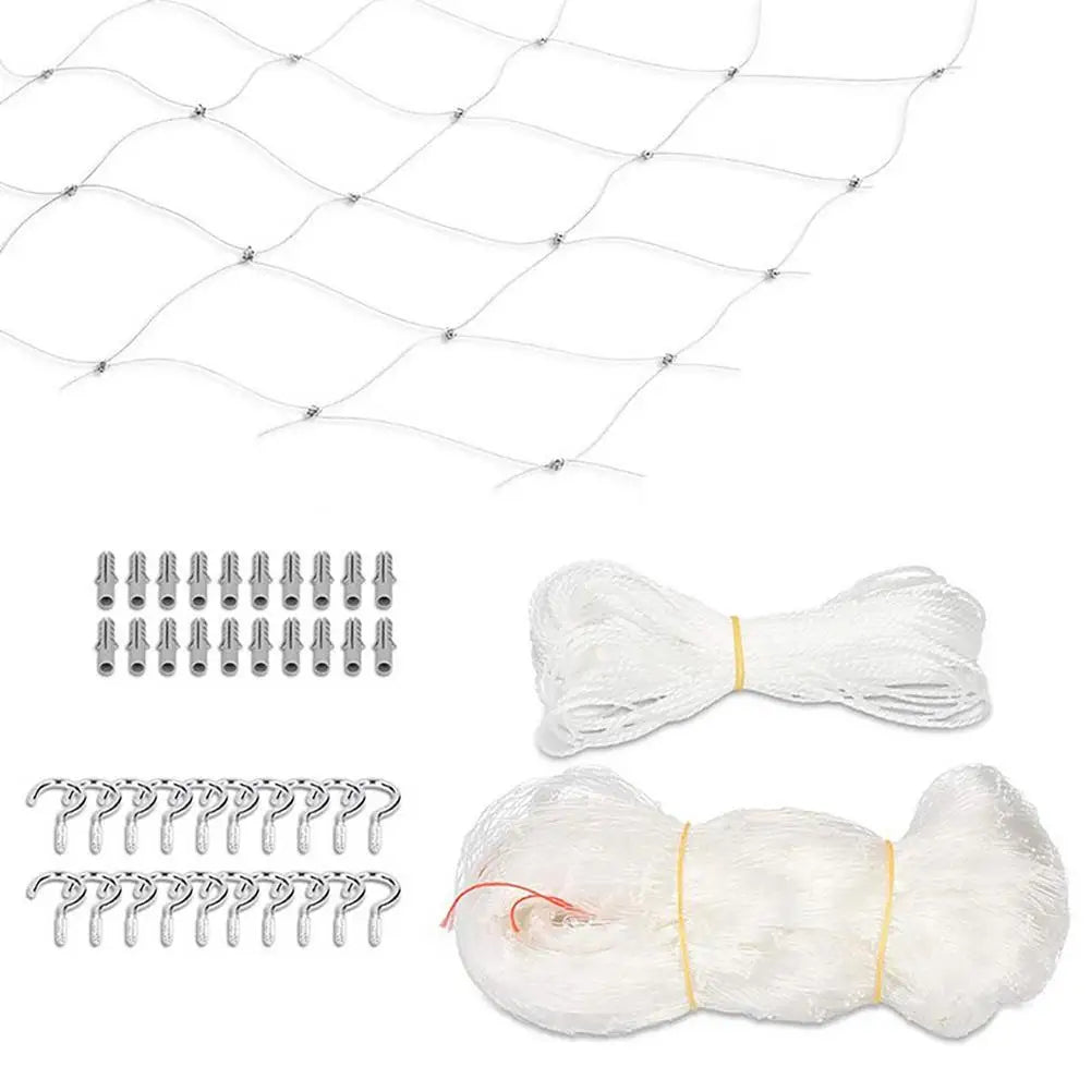 Pet Protection Net Nylon anti Bird Cat Protective Sturdy Safe Wire Cover for Prevents Cats from Escaping or Falling from Balcony