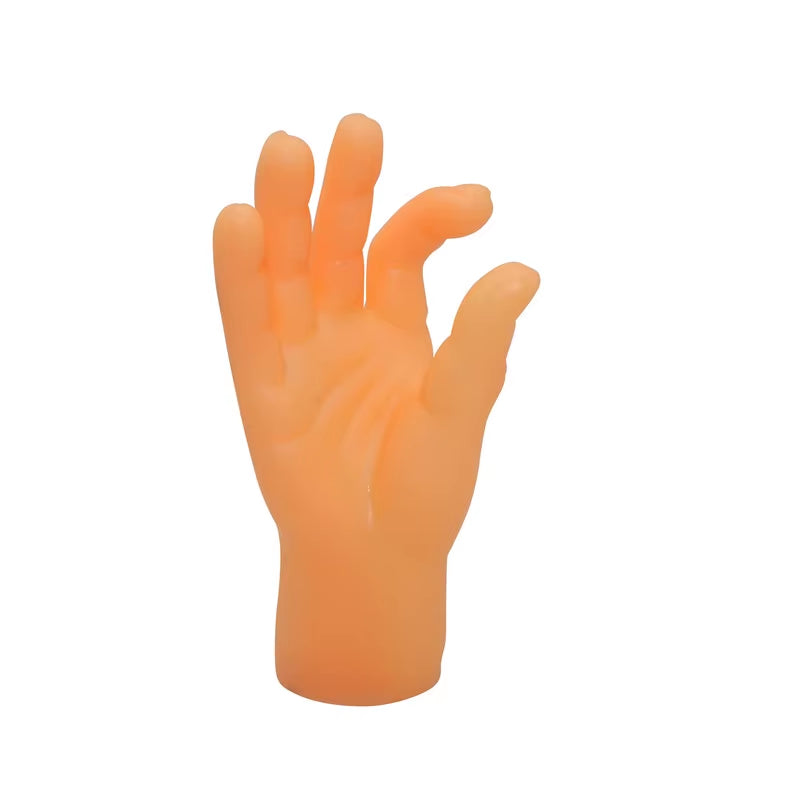 Teasing Cat Plastic Finger Gloves Human Fake Hand Cat Interactive Toys Caress Cat Dog Toys Little Hand Pet Cat Supplies 1 Pcs