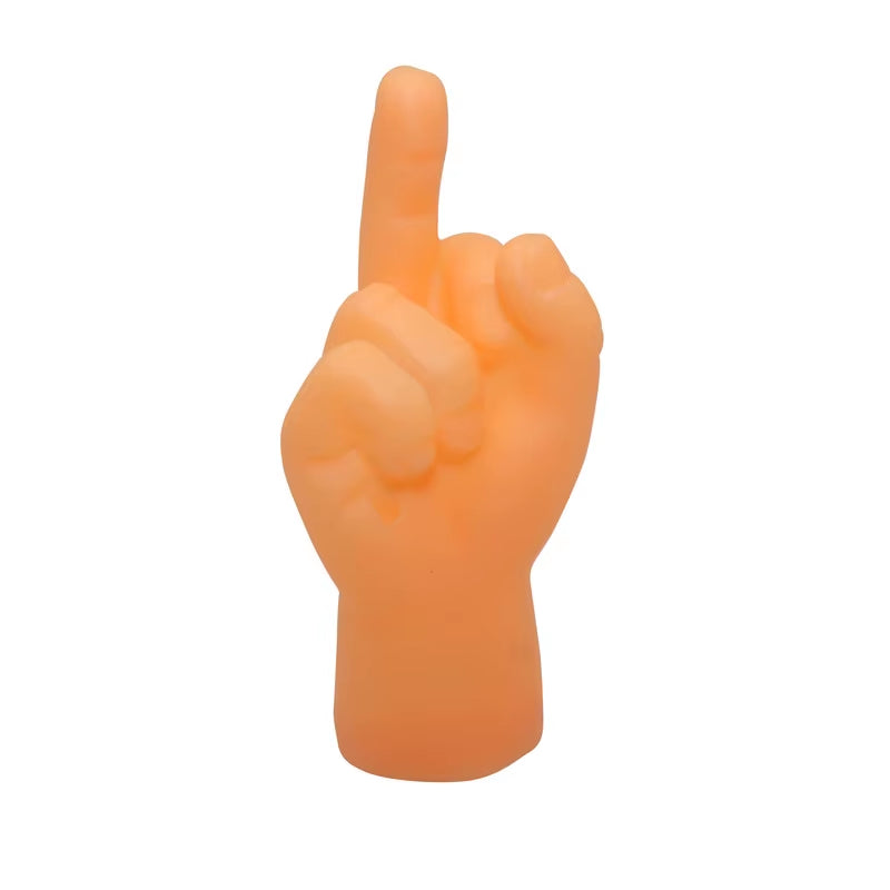 Teasing Cat Plastic Finger Gloves Human Fake Hand Cat Interactive Toys Caress Cat Dog Toys Little Hand Pet Cat Supplies 1 Pcs