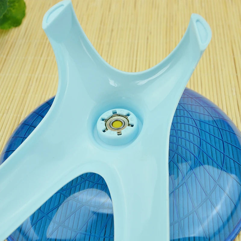 Pet Hamster Running Wheel Mute Flying Saucer Steel Axle Wheel Hedgehog Rat Running Disc Toys Small Animal Hamster Accessories