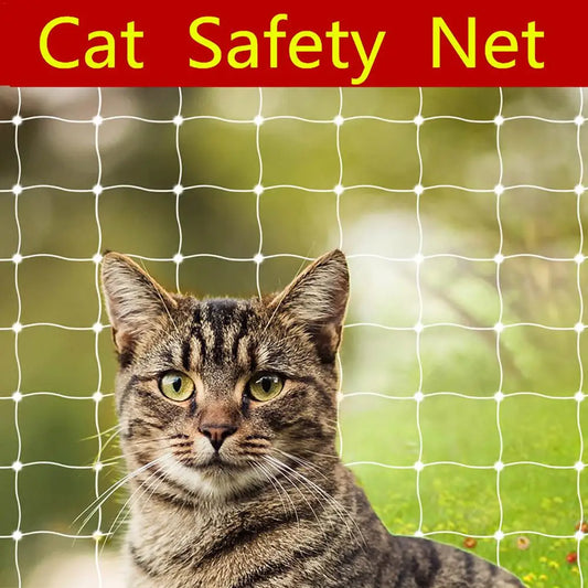 Pet Protection Net Nylon anti Bird Cat Protective Sturdy Safe Wire Cover for Prevents Cats from Escaping or Falling from Balcony